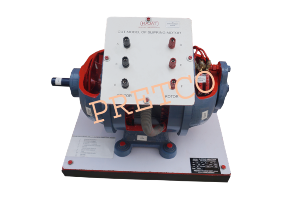 Cut Model of Slipring Motor - Working