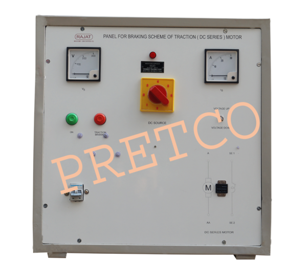 Panel for Braking Scheme of Traction (DC Series) Motor