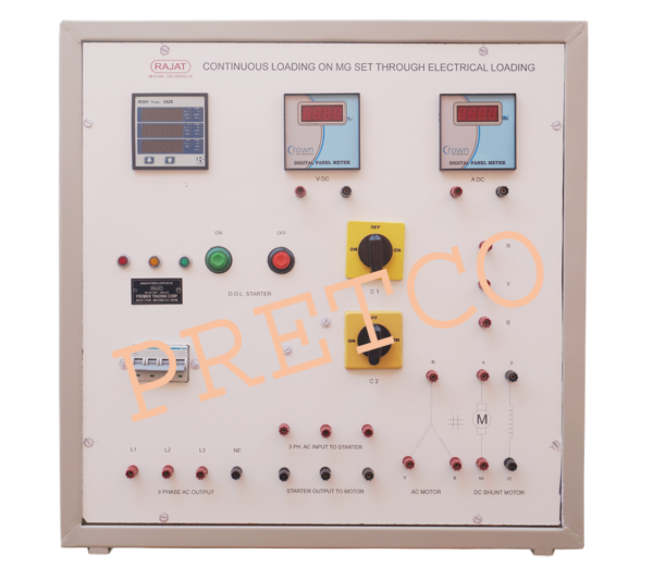Continuous Loading ON MG Set Through Electrical Loading