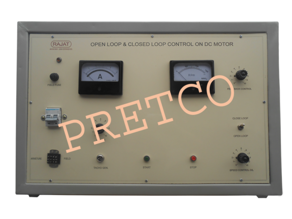 Open Loop & Closed Loop Control on DC Motor