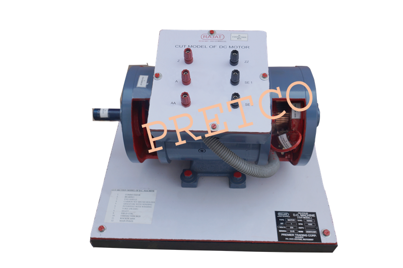Cut Model of DC Compound Motor - Working