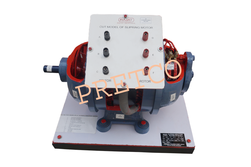 Cut Model of Slipring Motor - Working