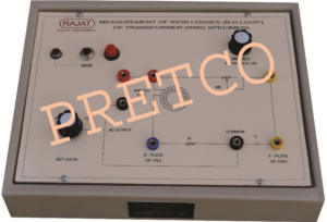 Measurement of Iron Losses (B-H Loop) of Transformer (Ring Specimen)