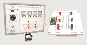 Panel for O.C. & S.C. Test on Single Phase Transformer