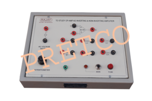 To Study OP-AMP As Inverting & Non-Inverting Amplifier