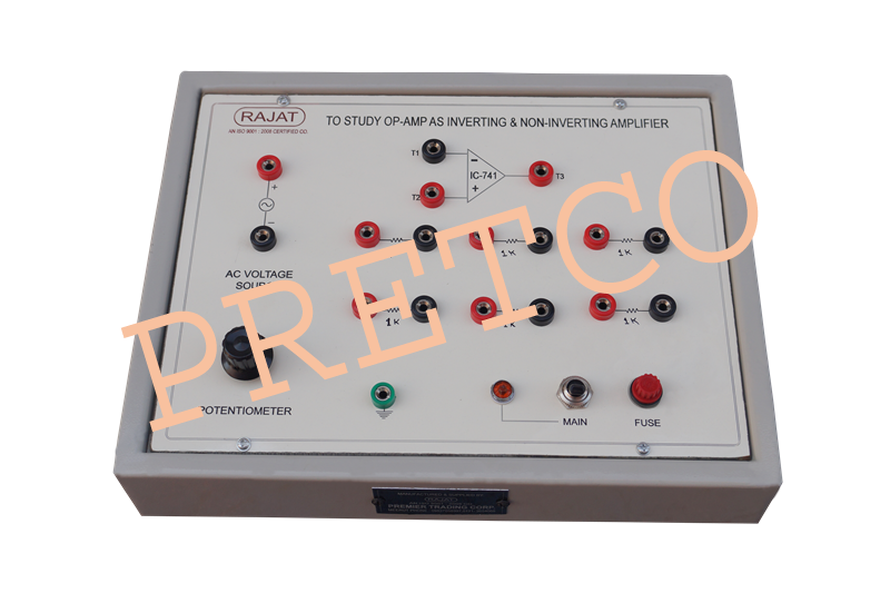 To Study OP-AMP As Inverting & Non-Inverting Amplifier