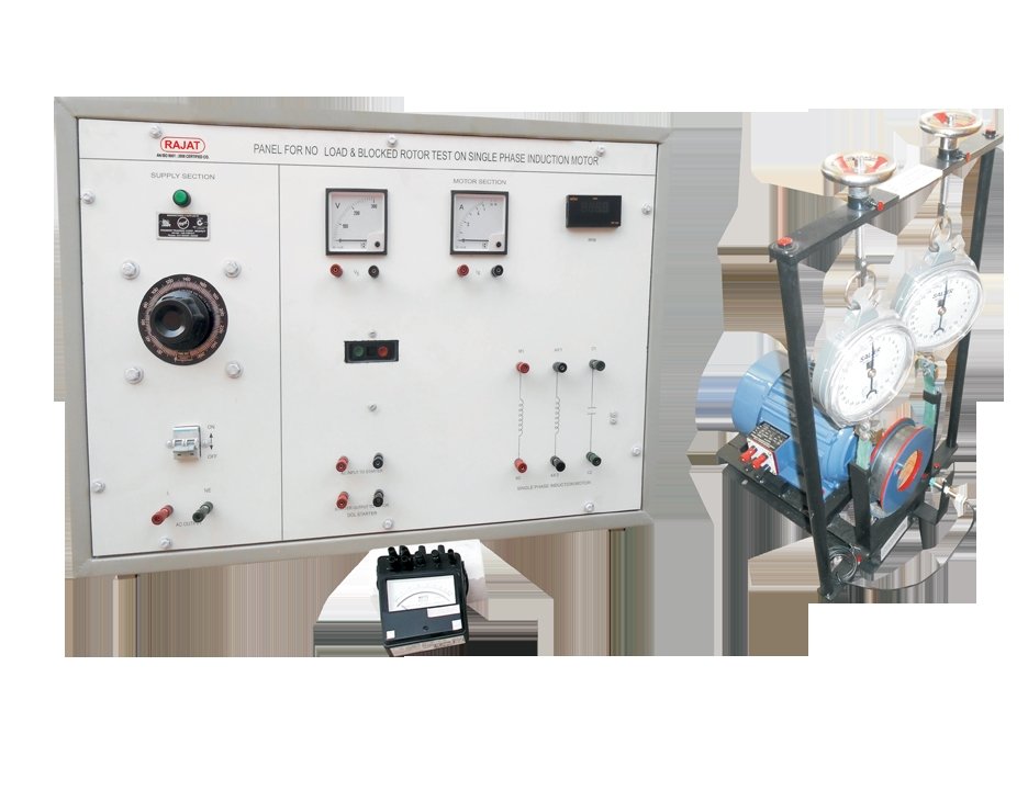 No Load & Blocked Rotor Test on Single Phase Induction Motor
