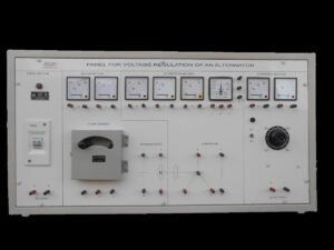 Panel for Voltage Regulation of An Alternator