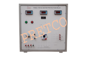 Panel for AC Motor Protection Relay