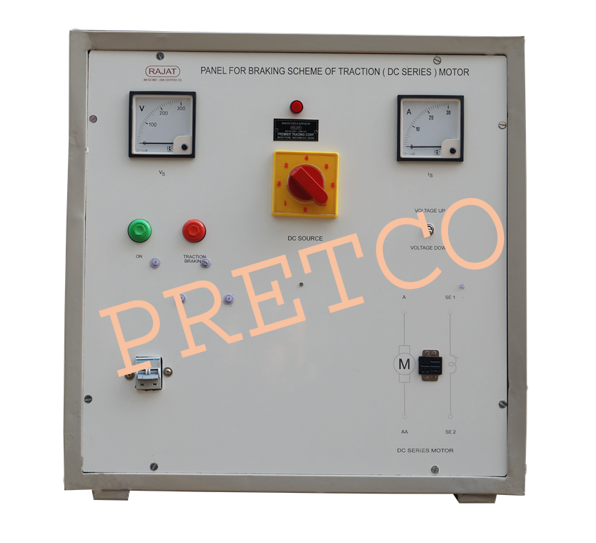 Panel for Braking Scheme of Traction (DC Series) Motor