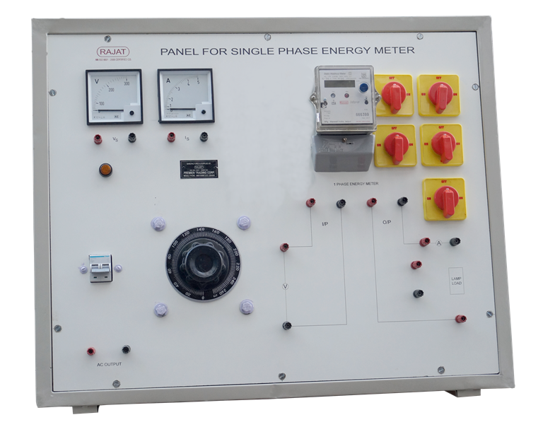 To Measure Energy by a Single Phase Energy Meter and Determine Error