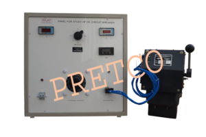Panel for Study of Oil Circuit Breaker