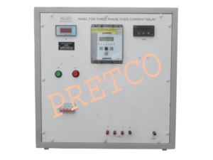 Panel for Three Phase Over Current Relay