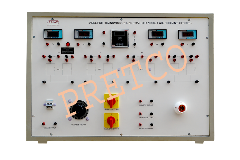 Panel for Transmission Line Trainer - T & Pie (Feeranti Effect)