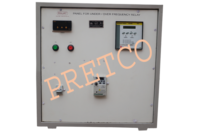 Panel for Under & Over Frequency Relay