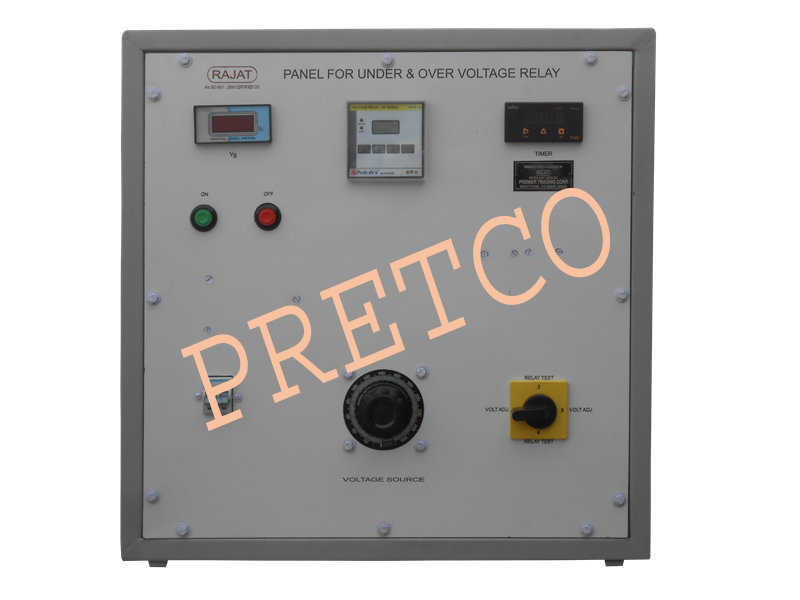 Panel for Under & Over Voltage Relay