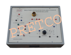 Single Phase Controlled Rectifier using a Thyristor & UJT Relation Oscillator
