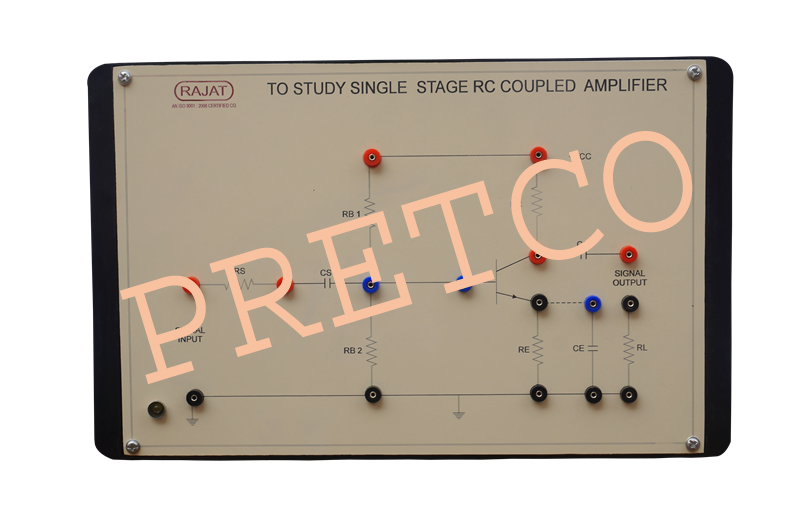 To Study Single Stage RC Coupled Amplifier