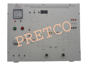 Spped Control of Three Phase Slipring Induction Motor Using Static Scherbius Slip Power Recovery Control Scheme