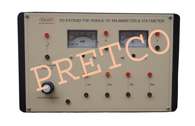 To Extend the Range of An Ammeter & Voltmeter
