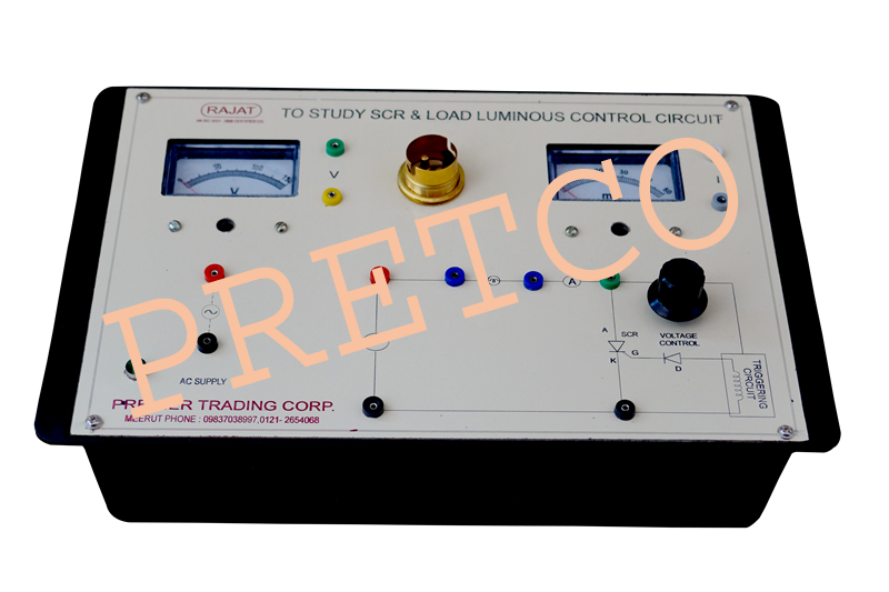 To Study SCR & Load Luminous Control Circuit