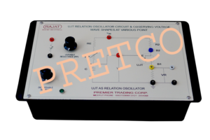 UJT Relation Oscillator Circuit & Observing Voltage Wave Shapes at Various Point