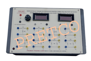 Verification of Parameter Properties in Inter-Connected Two Port Networks Series Parallel & Cascade Also Study Loading Effect In Cascade